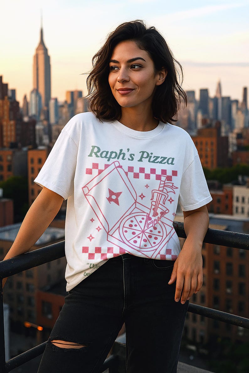 90s NYC Pizzeria Movie Quote Shirt | Indie Sleaze Vintage Streetwear Tee | Retro Wise Man Say Forgiveness Top image 2