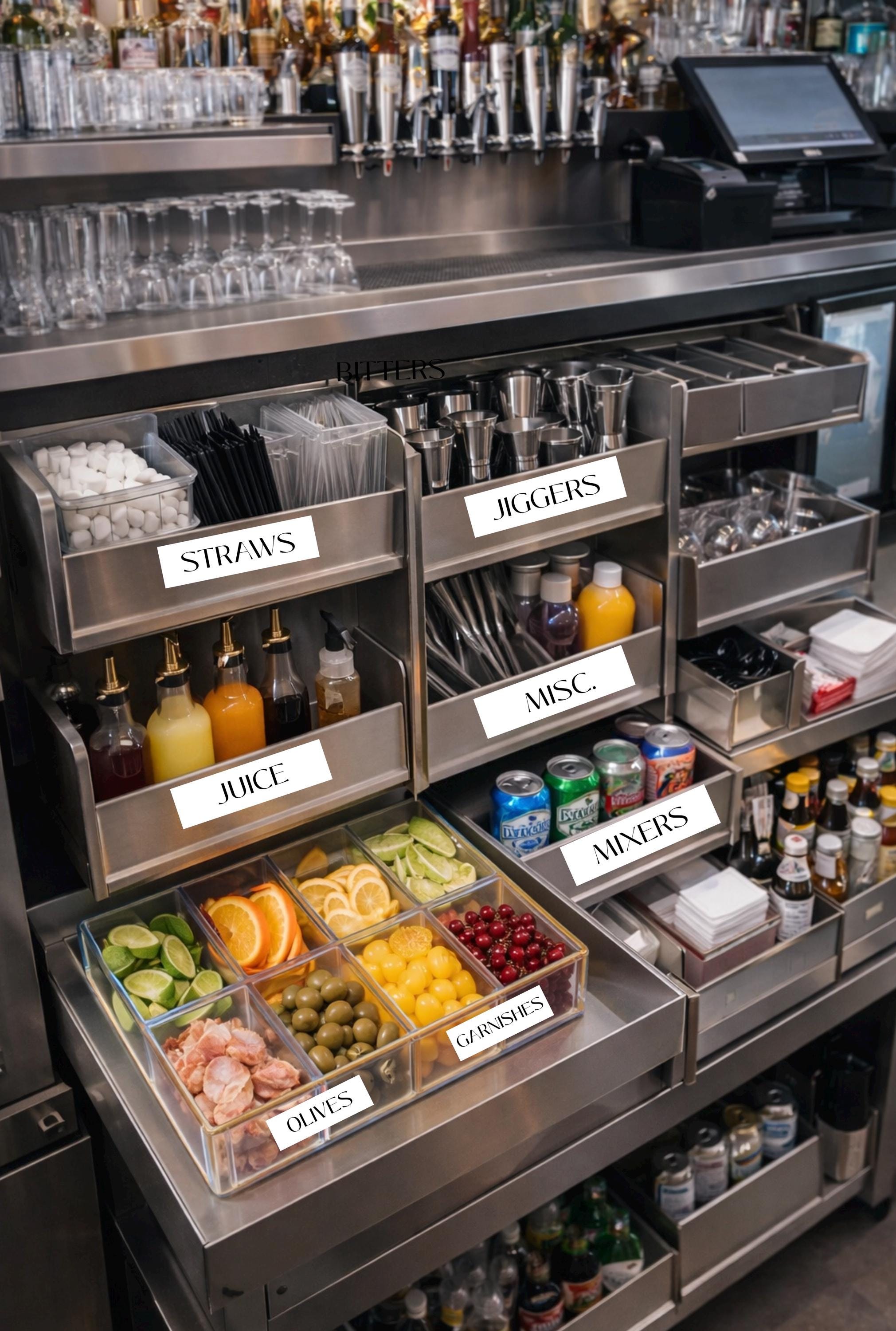 Bar Labels | Home Bar Organization Labels | Cocktail Labels | Bar Cart ...