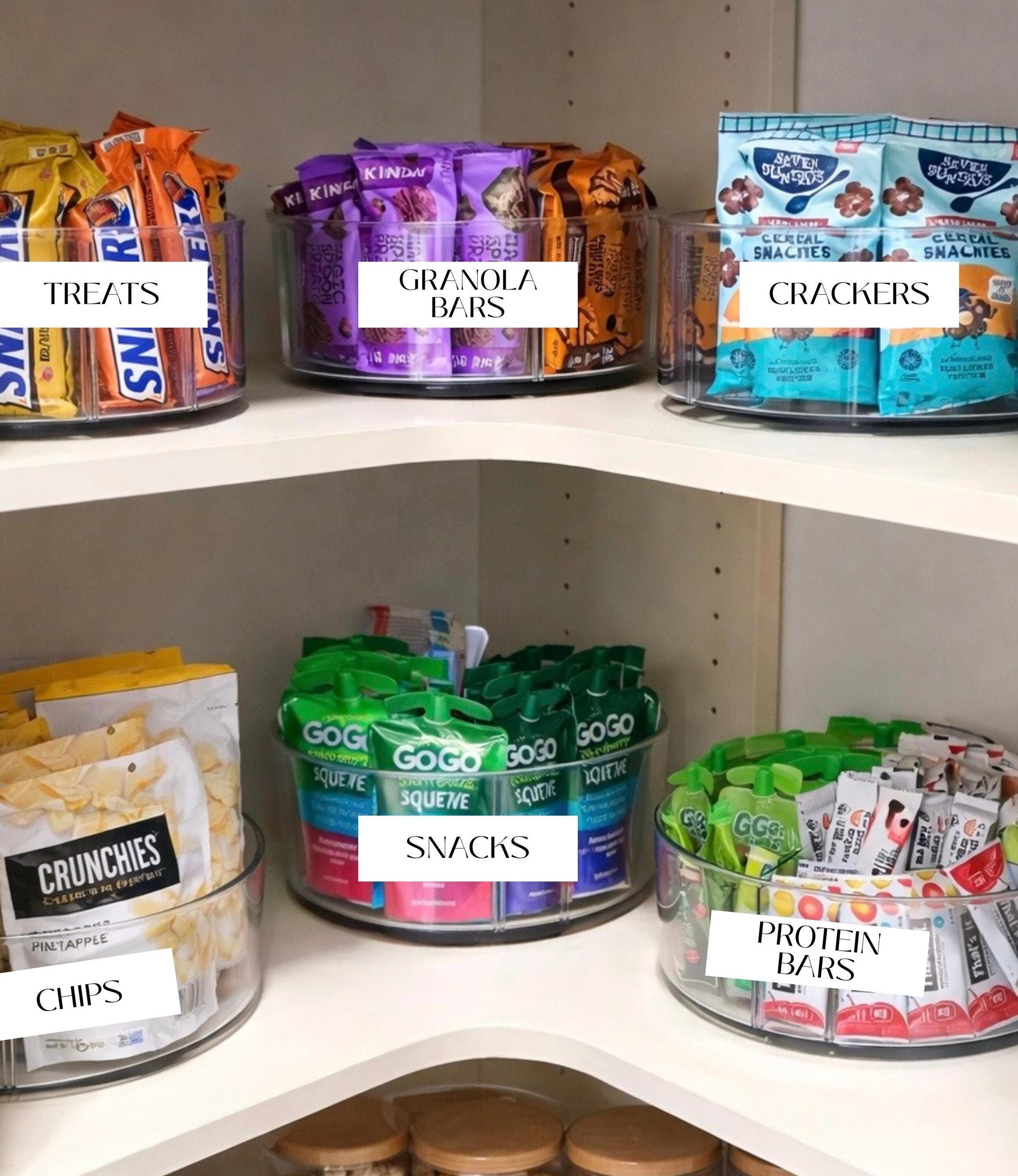 Cdk Labels Minimalist Pantry Labels | Snack Bin Organization Stickers (20 Count ...