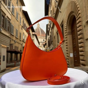 Italian Handmade Leather Bags For Woman l l Elegant Leather Tote From Florence