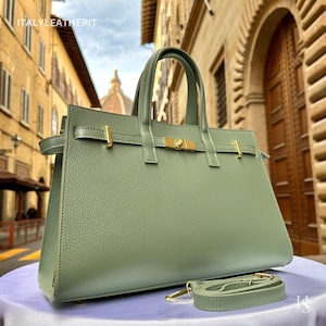 Italian Handmade Leather Bags for Women | Elegant Tote & Purse from Florence, made in Italy, Perfect gift for her