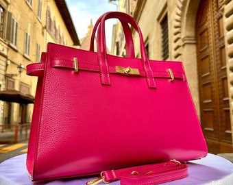 Italian Handmade Leather Bags for Women | Elegant Tote & Purse from Florence, made in Italy