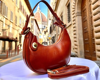 Italian Handmade Leather Bags For Women Tote From Florence, Made in Italy