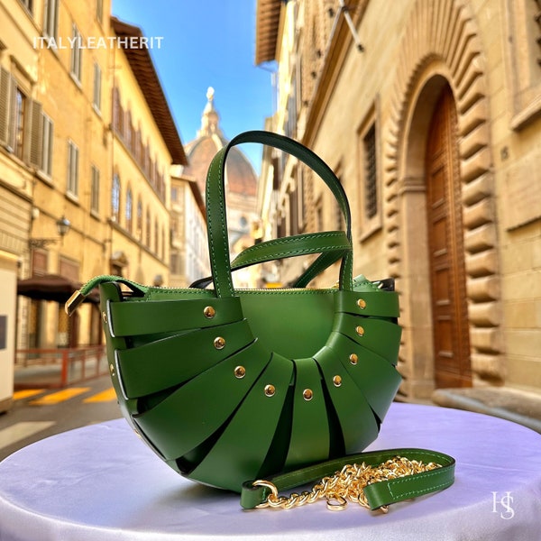 Italian Handmade Leather Bags For Women l Tote From Florence, made in Italy