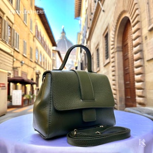 Italian Handmade Leather Bags For Women | Elegant Leather Tote From Florence | Perfect Gift for Her