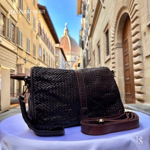 Italian Handmade Woven Leather Bag: Florence Soft Leather