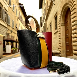 Italian Handmade Leather Bags For Woman l l Elegant Leather Tote From Florence