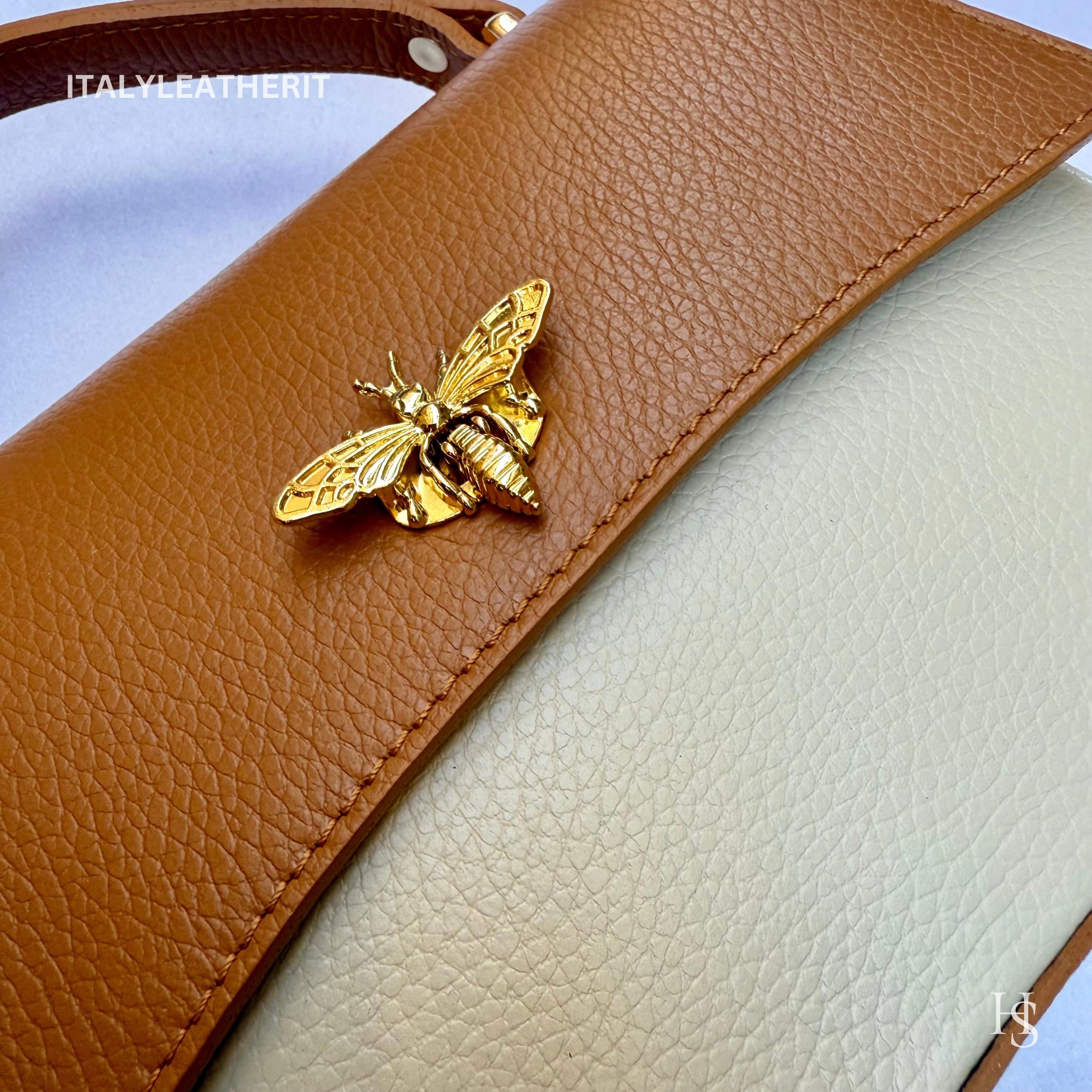 Italian Leather Tote Bag Handmade Bee Clasp Florence Design Etsy italian-leather-tote-bag-handmade-bee-clasp-florence-design-etsy