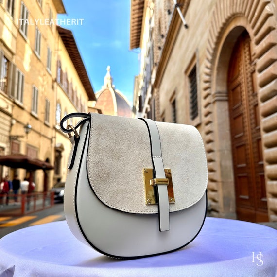 Italian Handmade Leather Bags for Women L L Elegant Leather Tote From Florence Leather Crossbody Bag Etsy