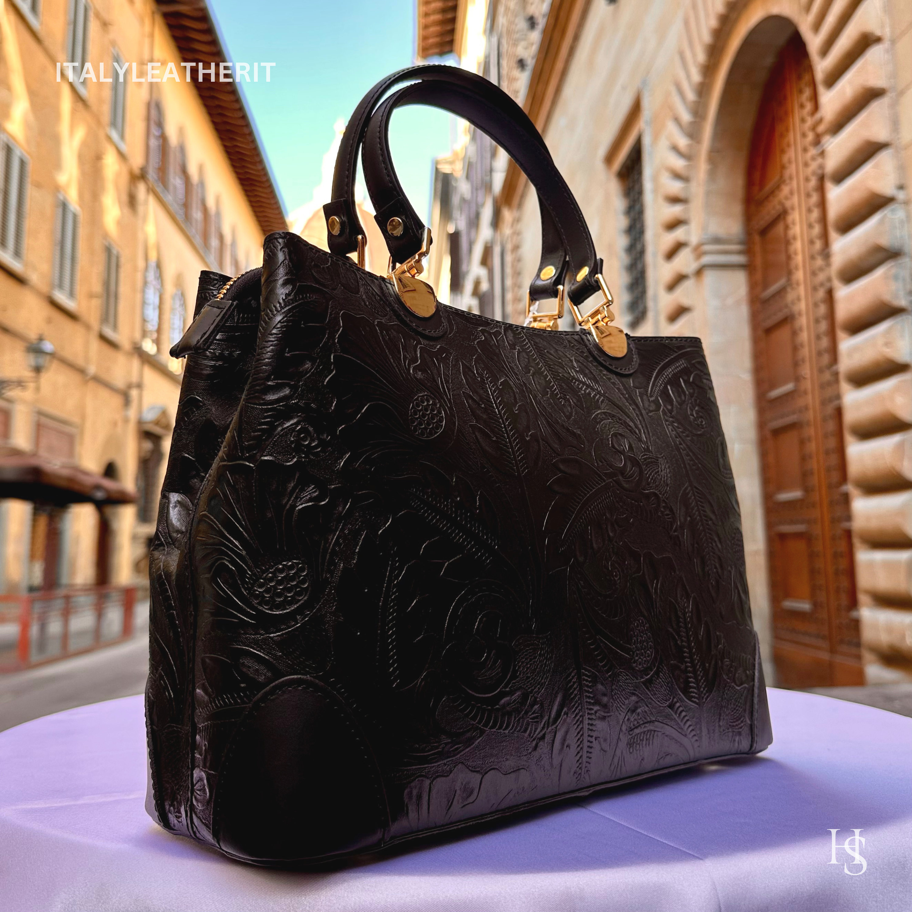 Italian Handmade Leather Bags for Woman Tote From Florence, Made 