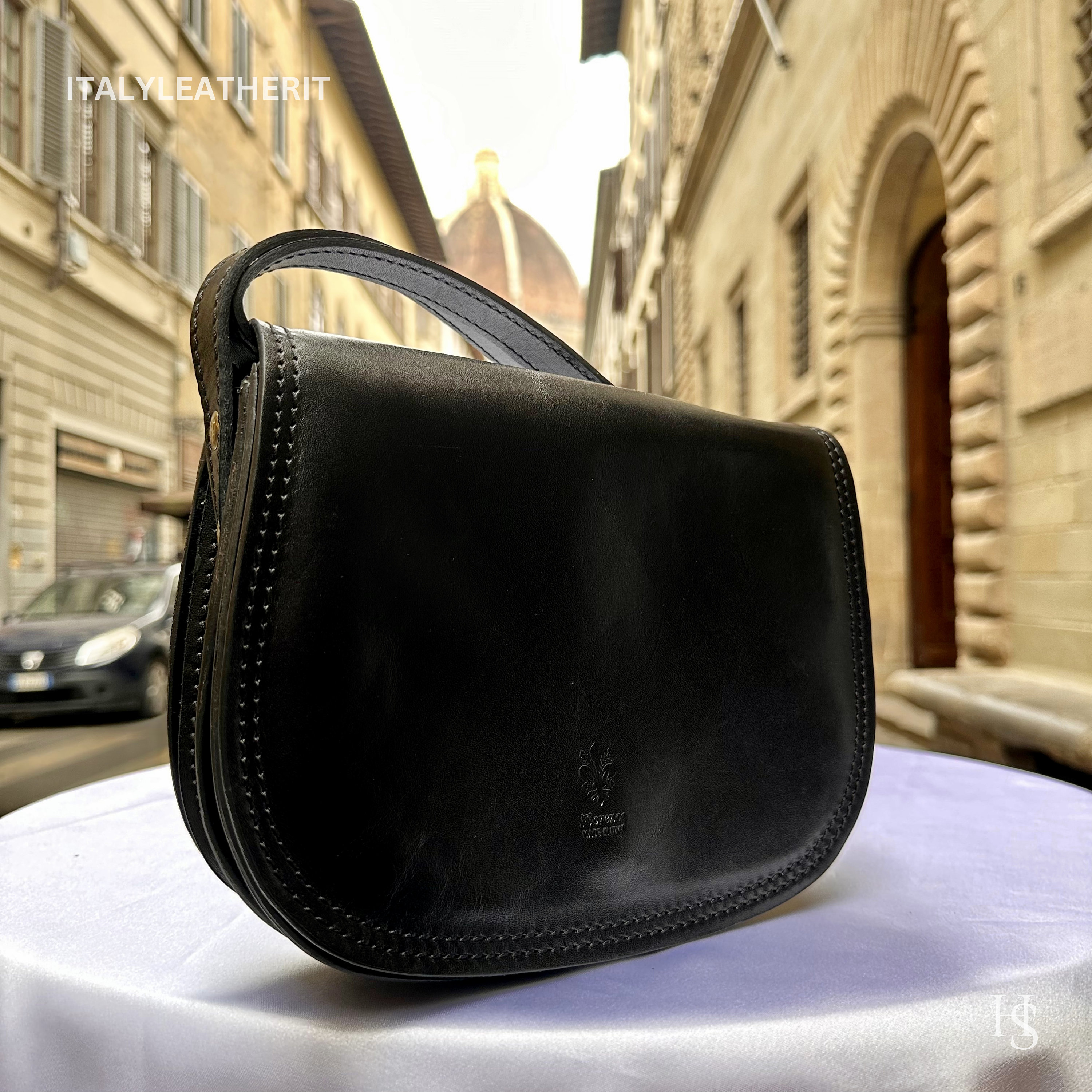 Italian Handmade Leather Crossbody Bag for Woman, Made in Italy - Etsy
