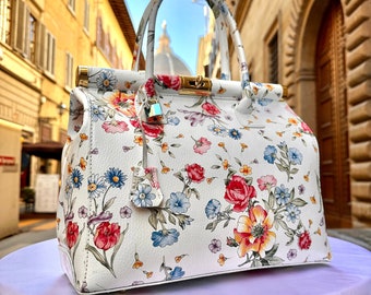 イタリア雑貨 イタリア製ハンドメイドレザートートバッグ（女性用）エレガントな