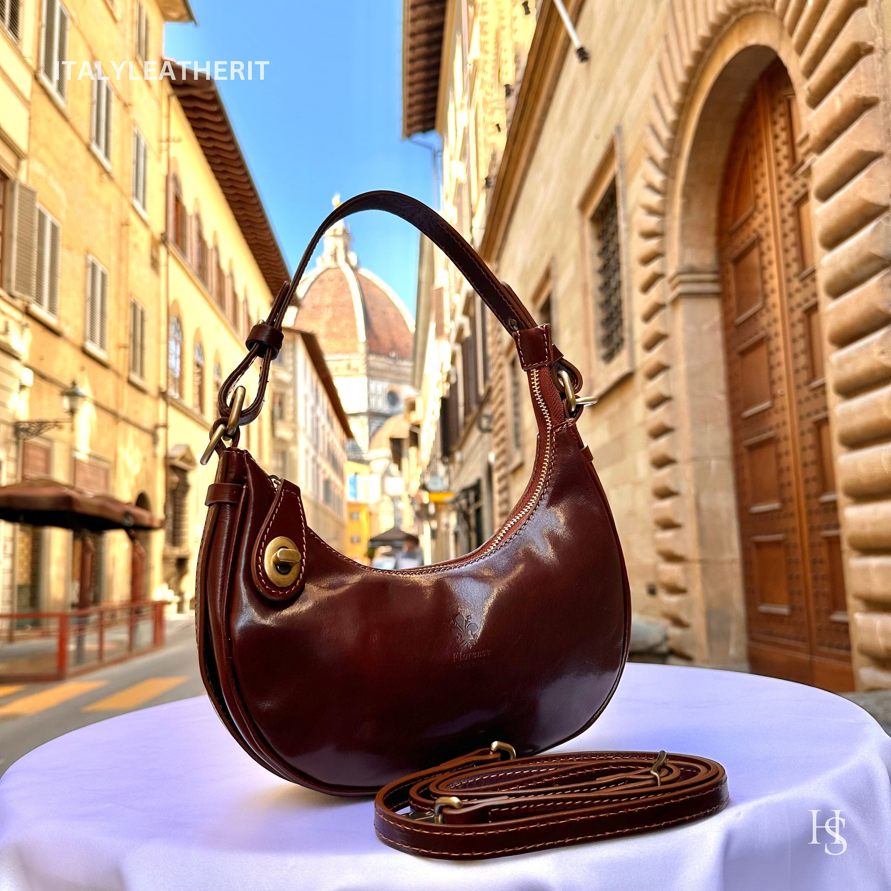 Genuine leather bag made in italy - Etsy 日本