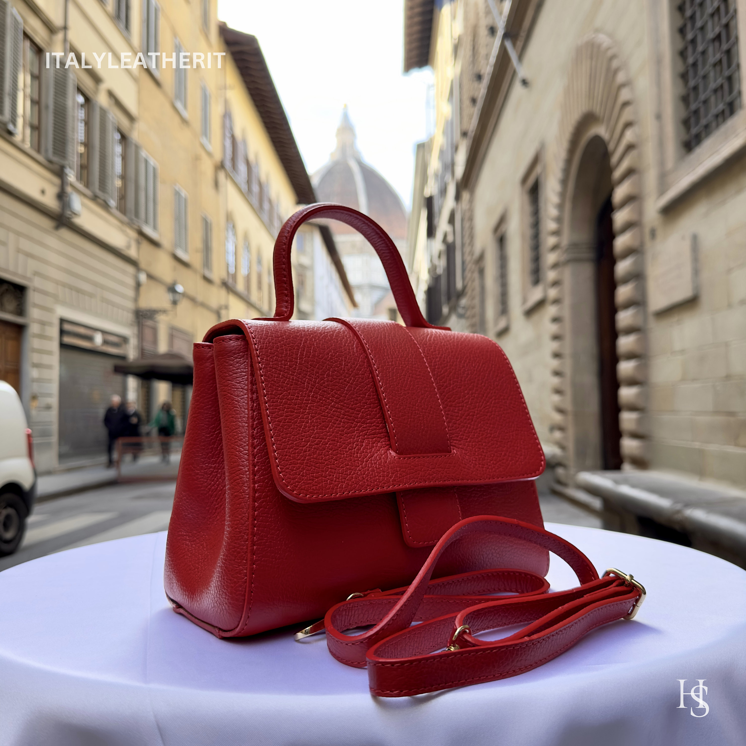 Italian Handmade Leather Bags for Women Elegant Purse From