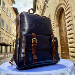 Italian Handmade Leather Backpacks for Men | Elevate Your Style with Exquisite Craftsmanship Made in Italy