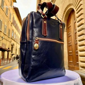 Italian Handmade Leather Backpacks for Men | Elevate Your Style with Exquisite Craftsmanship Made in Italy from Florence