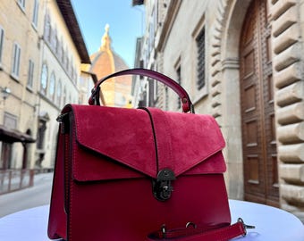 Italian Handmade Leather Bag for Women, made in Italy