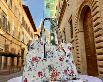 Italian Handmade Leather Handbag For Women,  Made in Italy