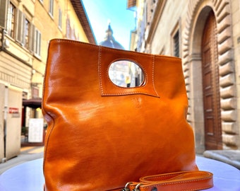 Bolsos de cuero hechos a mano italianos para mujer l l Elegante