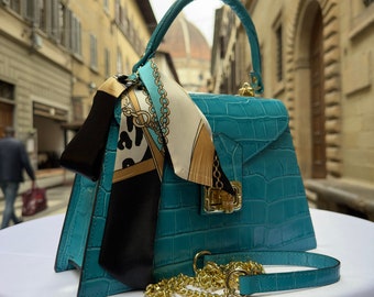 Handmade Italian Leather Bags for Women | Elegant Leather Tote From Florence | Made in Italy