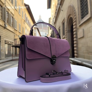 Italienische handgemachte Ledertaschen für Frauen | Elegante Ledertasche aus Florenz, Made in Italy, Geschenk für Sie