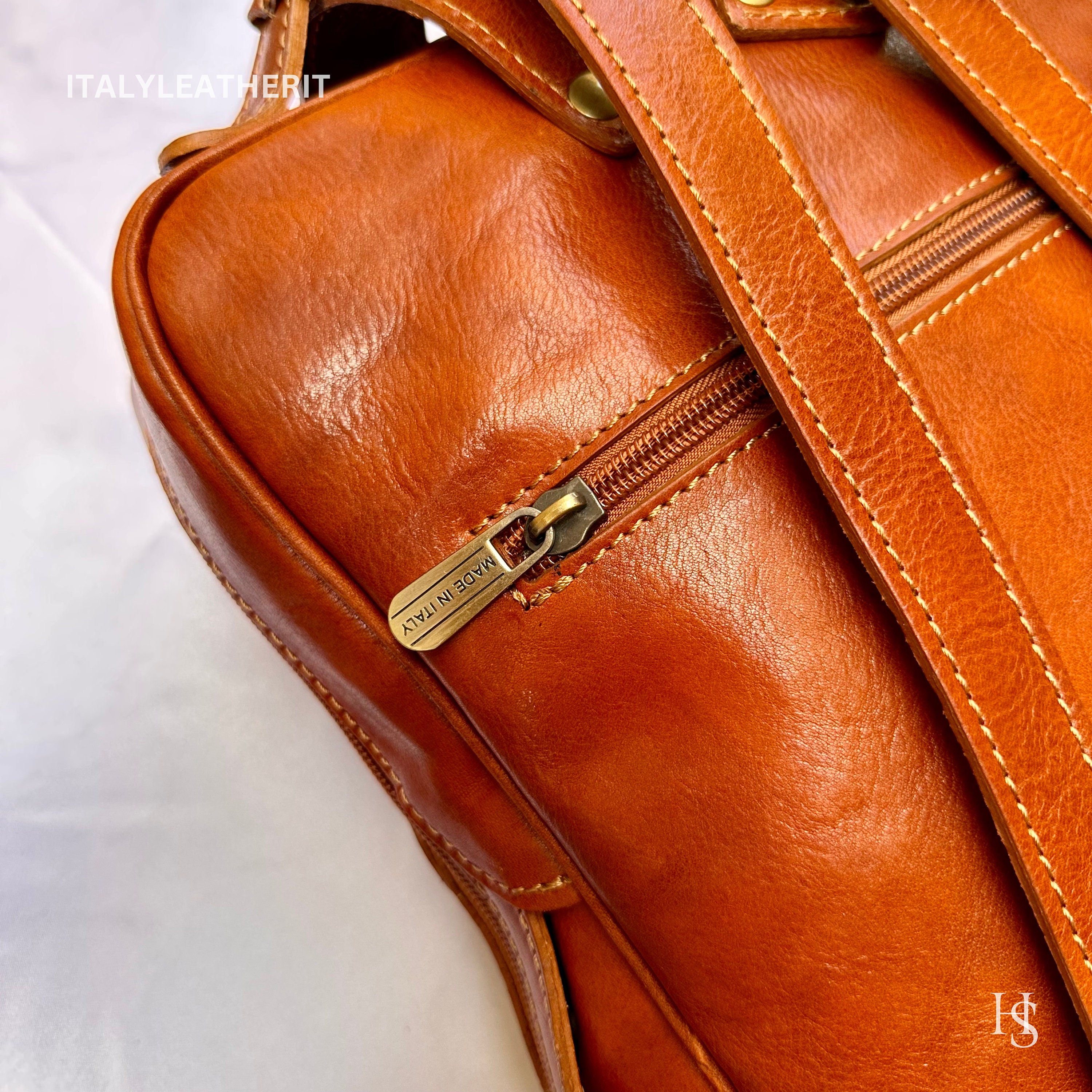 Italian Stylish Handmade Leather Backpack Unisex | Made in
