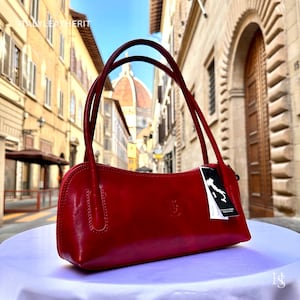 Italian Handmade Leather Bags For Woman l l Elegant Leather Tote From Florence