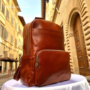 Italian Handmade Leather Backpacks for Men | Elevate Your Style with Exquisite Craftsmanship Made in Italy from Florence