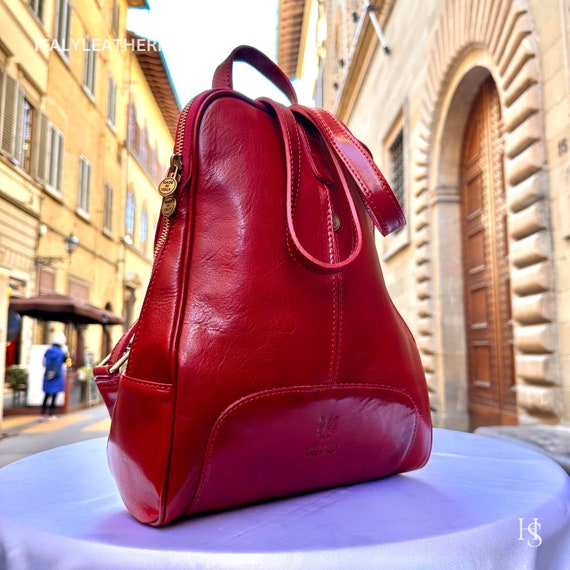 Tuscany leather backpack hotsell