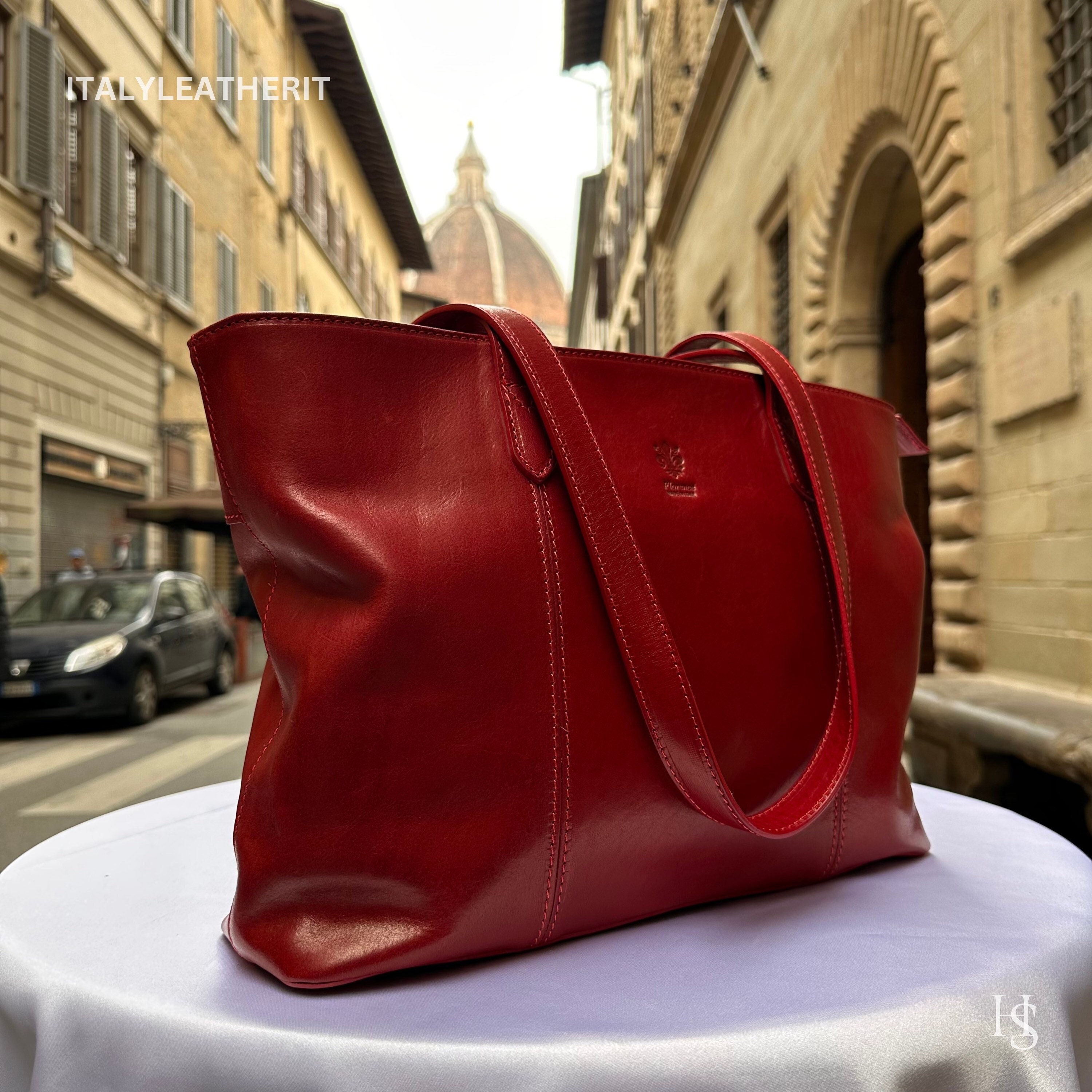 Italian Handmade Leather Bags for Women, Elegant Tote From Florence - Etsy