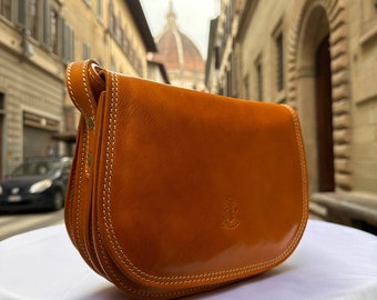 Sacs en cuir italiens faits main pour femme l l Élégant fourre-tout en cuir de Florence