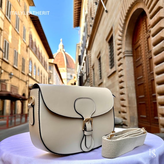 Elegant Cream Leather Women\'s Bag Women main image 4