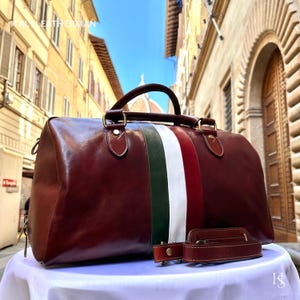 Italienische handgemachte Leder Reisetaschen für Männer | Heben Sie Ihren Stil mit exquisiter Handwerkskunst, die in Italien aus Florenz hergestellt wurde