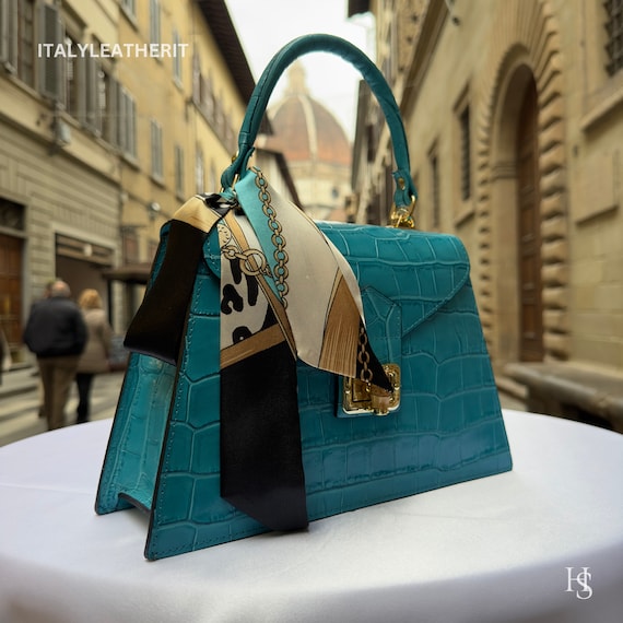 Bolsos de cuero italianos hechos a mano para mujer Elegante bolso de cuero de Florencia Hecho en Italia Etsy Espana