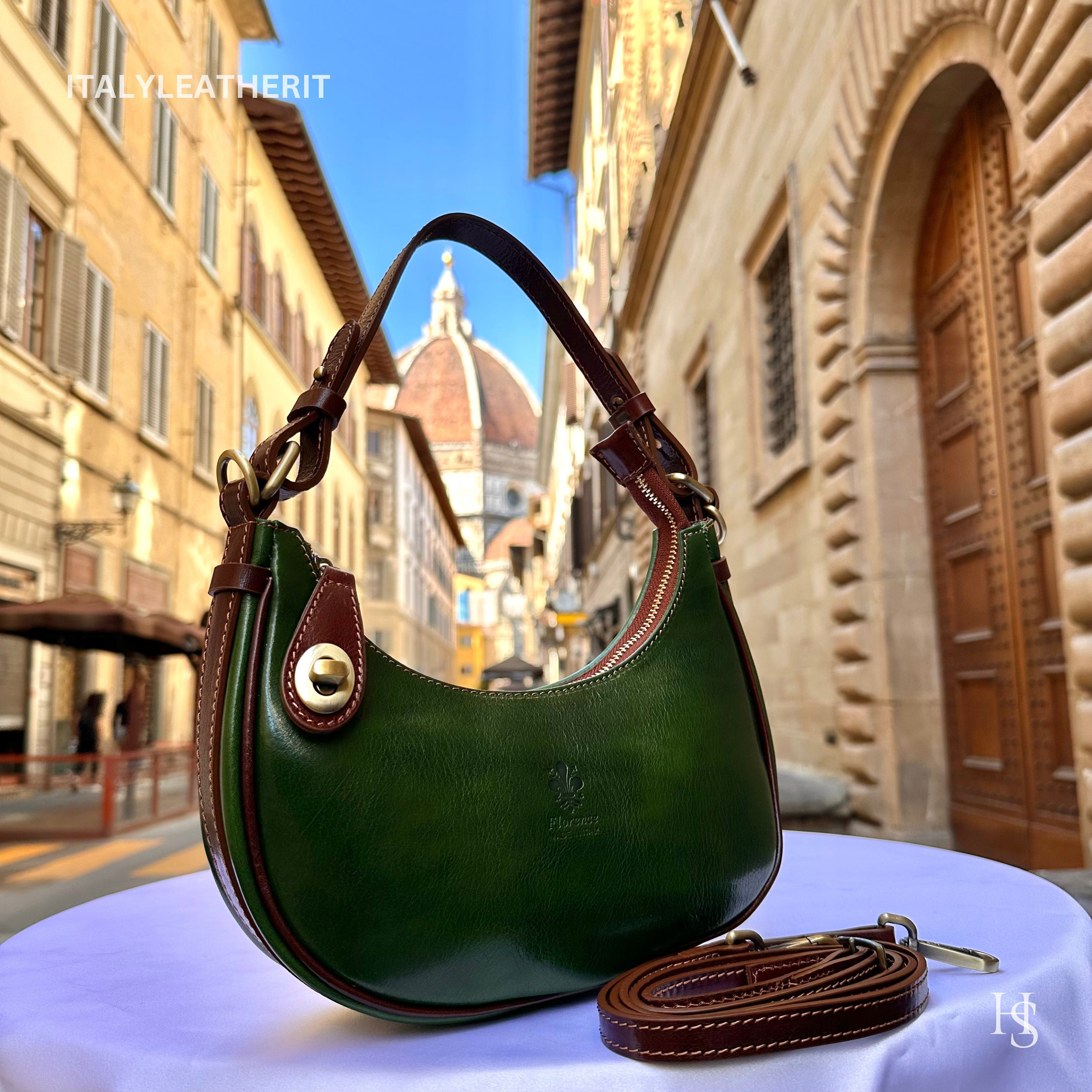 Italian Handmade Leather Bags For Women l l Elegant Leather Tote From Florence, Made in Italy