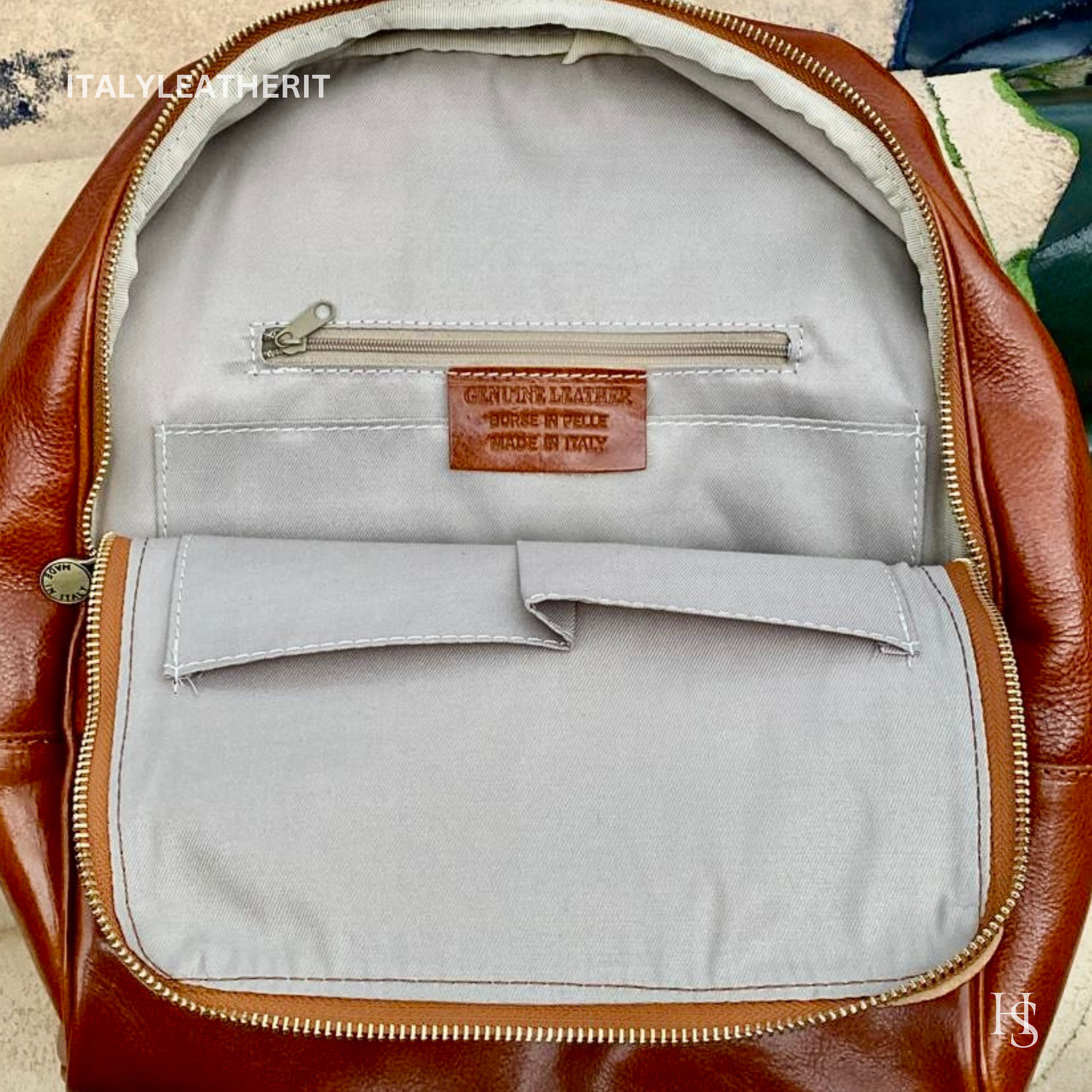 バッグ italy real leather backpack Italian Leather Backpack: Handmade Unisex Travel Bag - Etsy