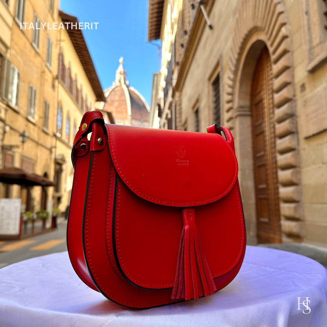 ◆Novelli of Florence ENNELINEA 未使用中古品 レッド ショルダーバッグ s-l400.jpg