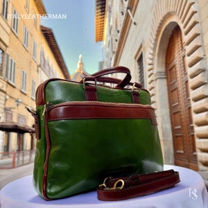 Porte-documents en cuir faits main, Italie pour homme | Élevez votre style avec un savoir-faire exquis fabriqué en Italie