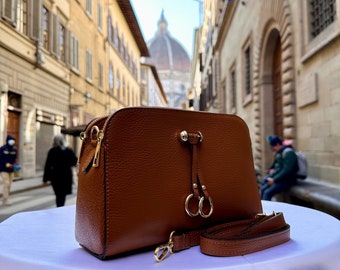 Italian Handmade Leather Bags For Woman l l Elegant Leather Tote From Florence