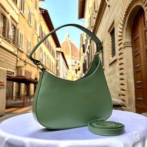 Italian Handmade Leather Bags For Women | Elegant Shoulder Bag From Florence | Special Edition