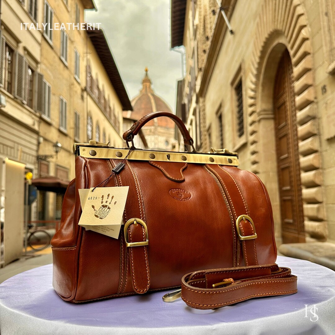 Italian Handmade Leather Doctor Bags Medical Bag Purses