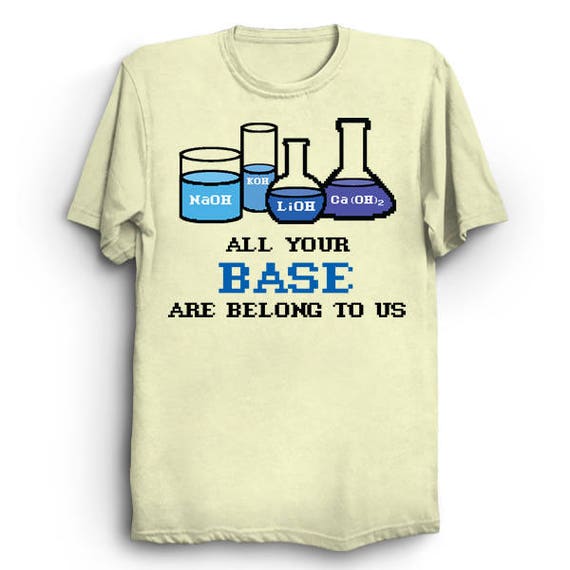 nerdy chemistry shirts