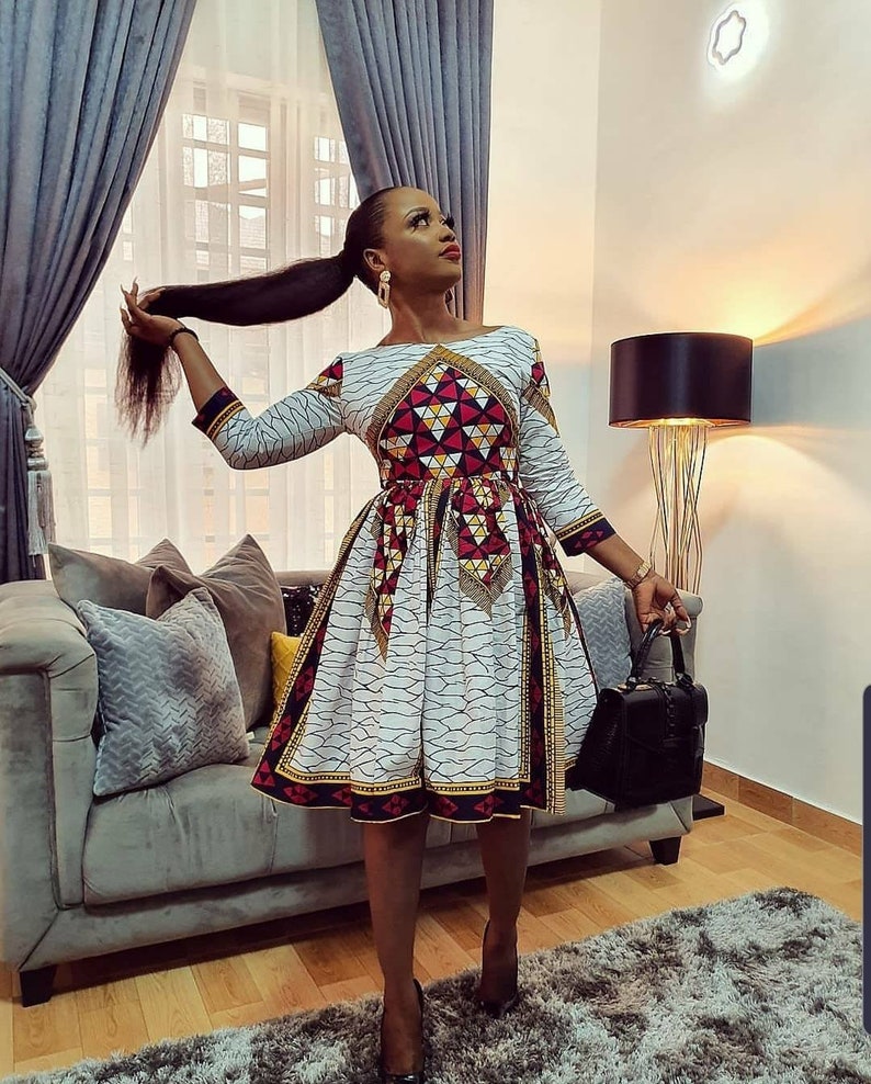 Bibi African skater dress African dress for women