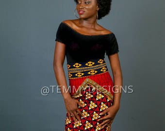 Seyo African pencil skirt / African print skirt for women / Ankara pencil skirt