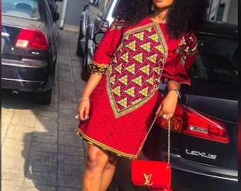 Bisi African print dress / African clothing for women