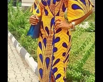 AFRICAN SEXY DRESS, Tseju African Clothing For Women, African Print Dress, 1st Anniversary Gift