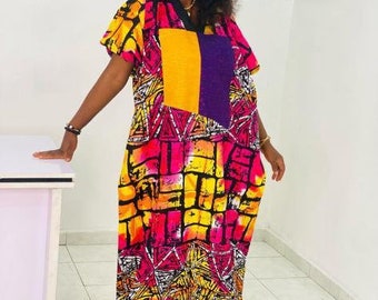 Doyin Shift Dress, Ankara Maxi Dress African clothing for women, African print dress for women, African wedding