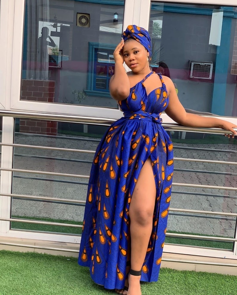 Titi African clothing for women African dress women/'s clothing Infinity wrap dress African clothing for women