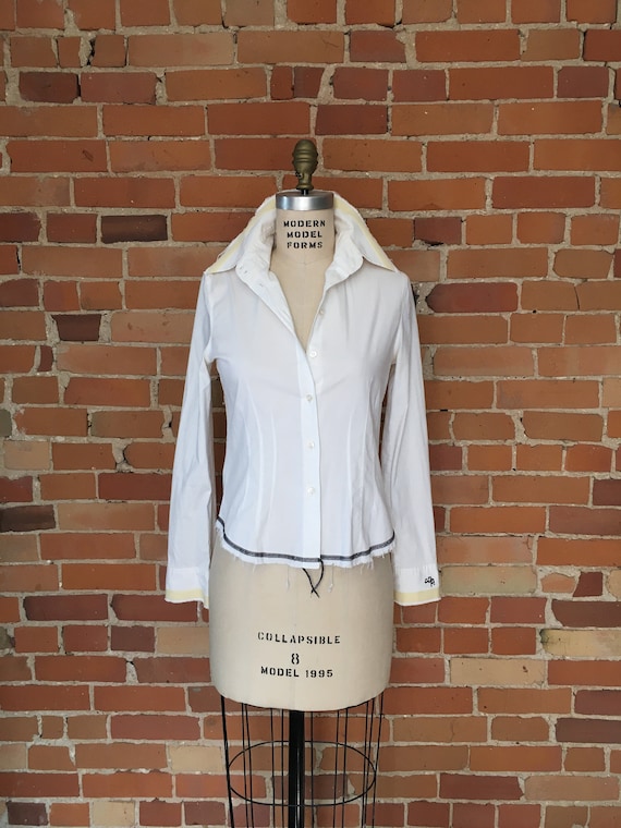 White Shirt From French Brand Cop-Copine Vintage