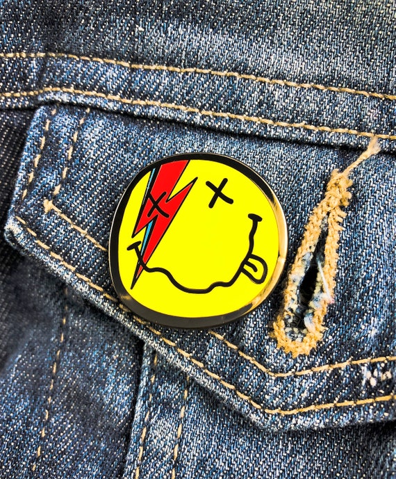 The Man Who Sold The World Nirvana David Bowie Enamel Etsy The Man Who Sold The World Nirvana David Bowie Enamel Etsy